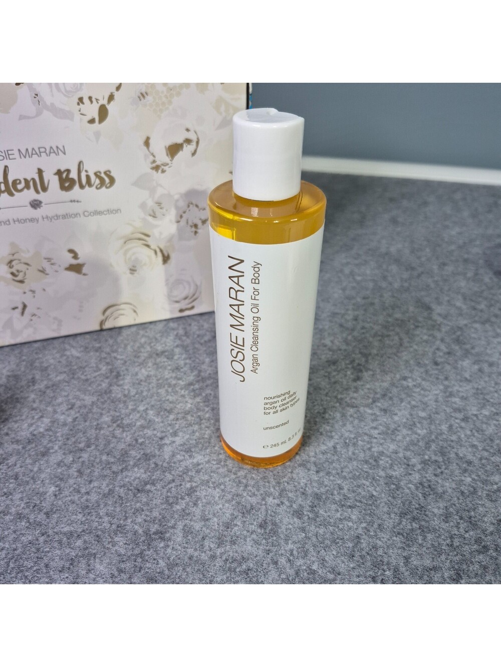 New Josie Maran Nourishing Argan Daily Cleansing Oil For Body Unscented 8.3 oz